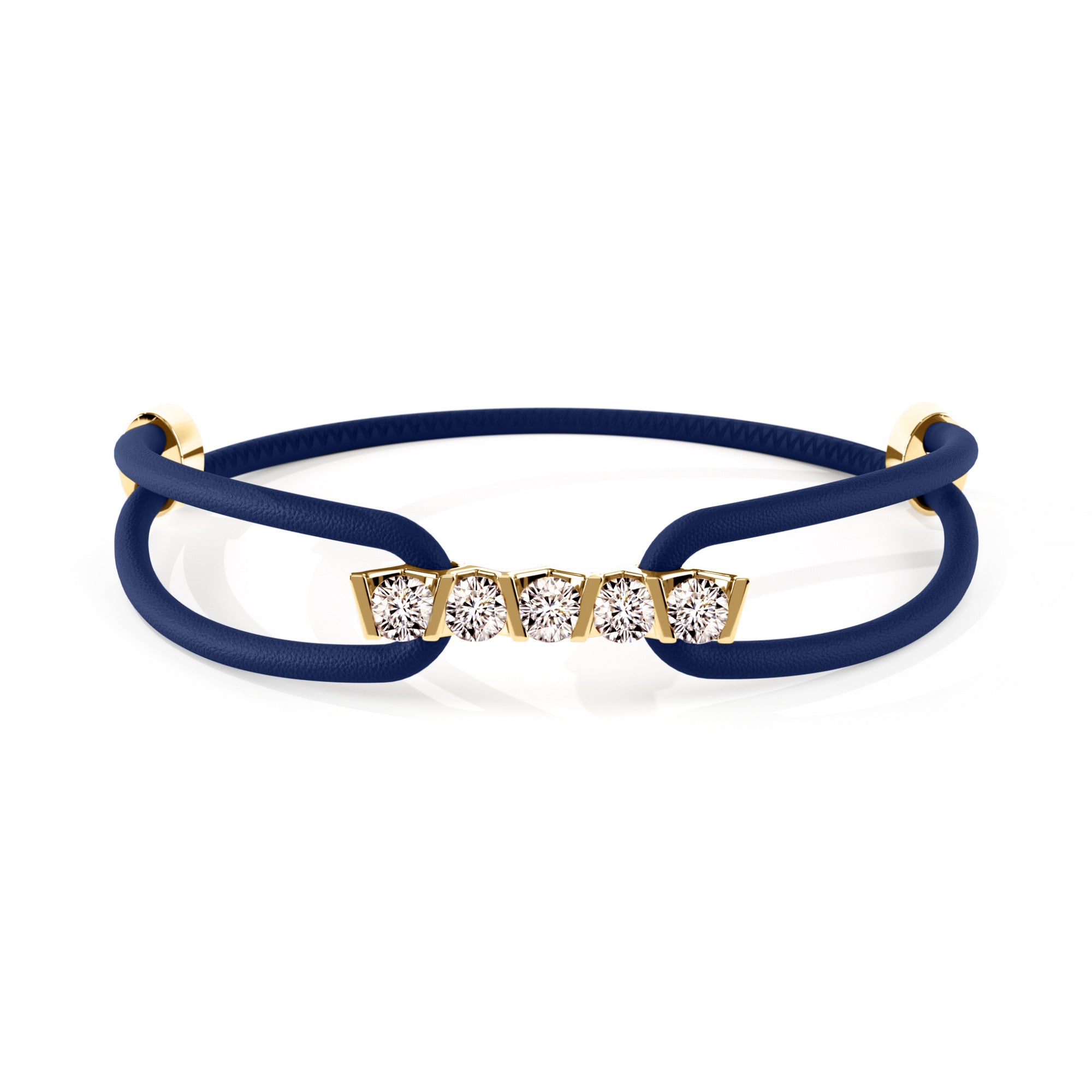 Niessing Vivida Armband - N412940-4mm-0.23ct (23ct-cinnamon-night-blue-cy) mit Diamant