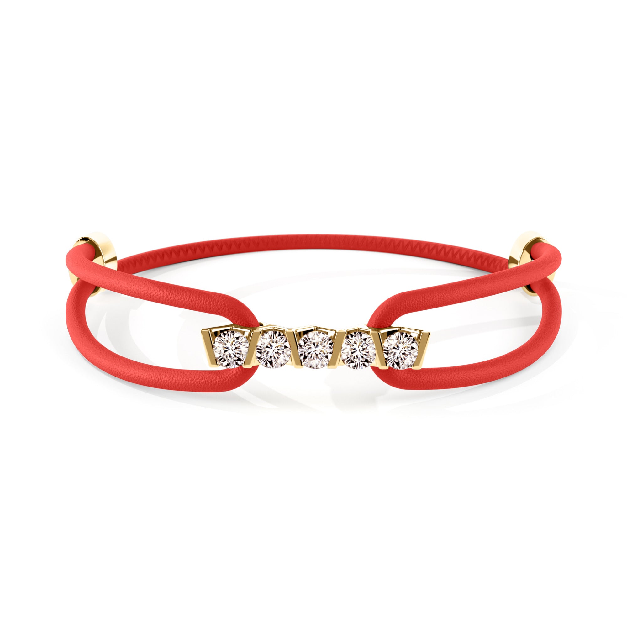 Niessing Vivida Armband - N412940-4mm-0.23ct (23ct-cinnamon-rot-cy) mit Diamant
