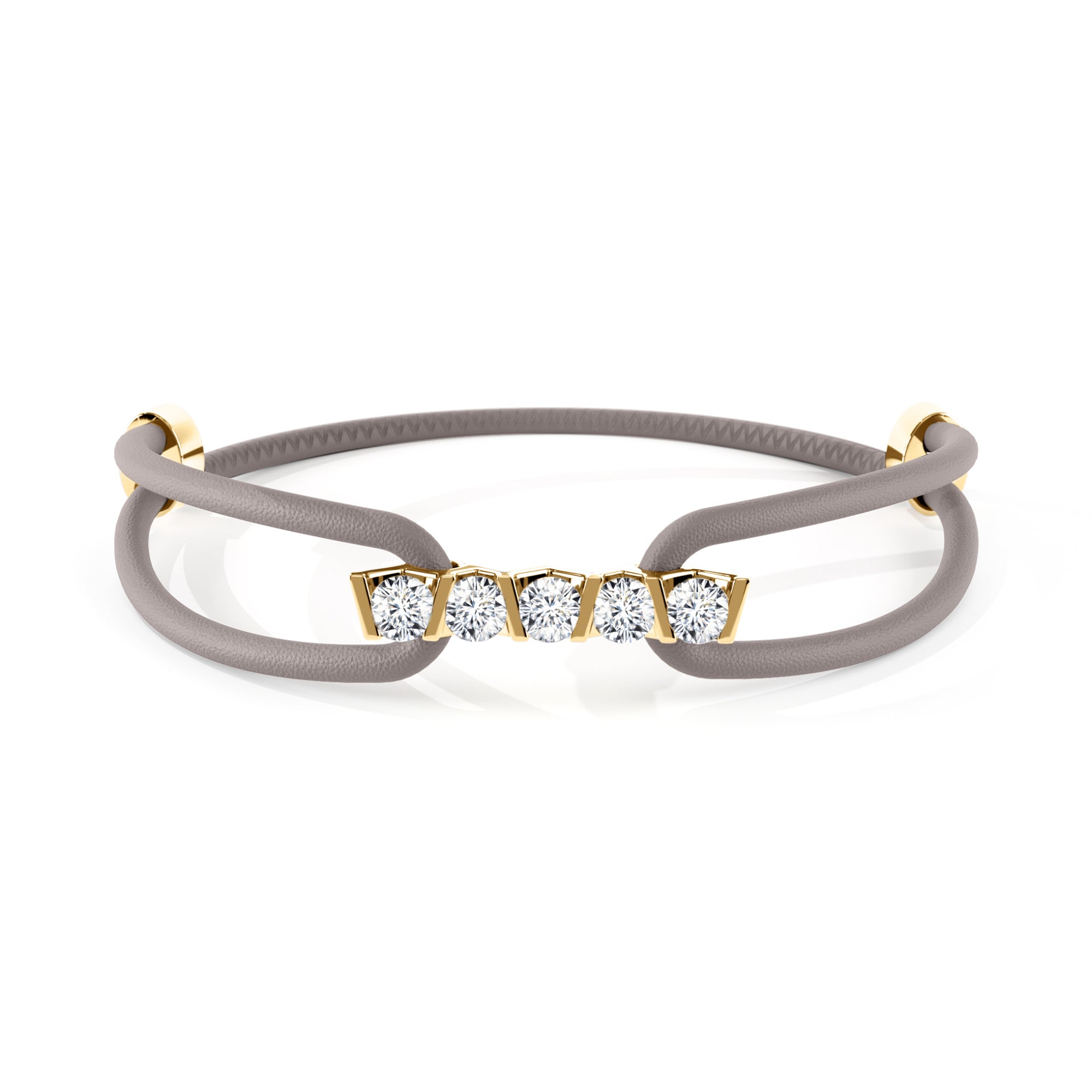 Niessing Vivida Armband - N412940-4mm-0.23ct (23ct-grau-cy) mit Diamant