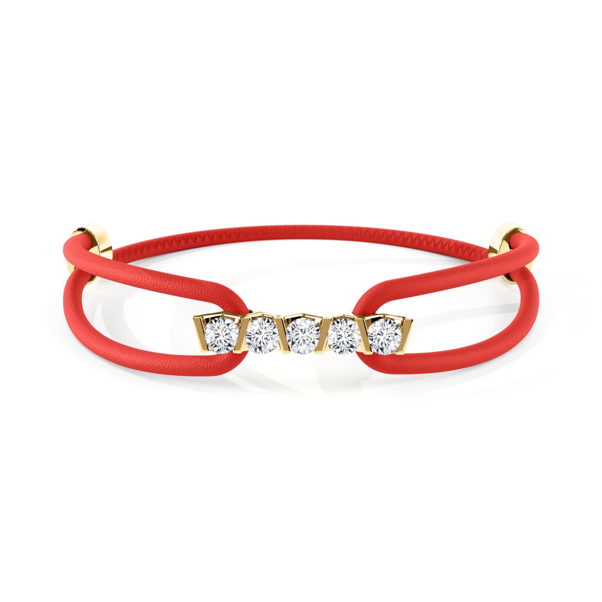 Niessing Vivida Armband - N412940-4mm-0.23ct (23ct-rot-cy) mit Diamant