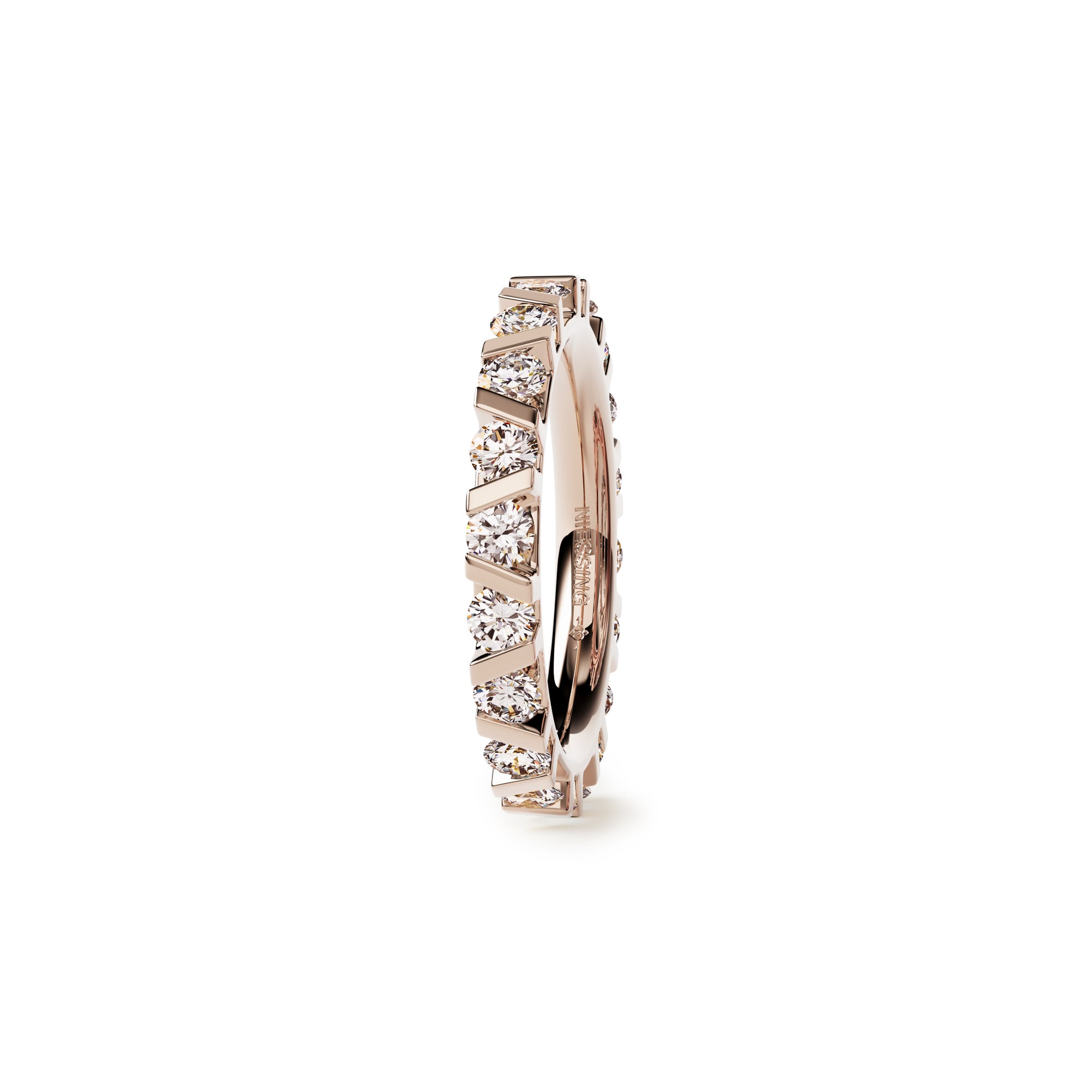 Niessing Vivida C Ring - N401940-2.8mm-0.08ct (08ct-cinnamon-rw) mit Diamant