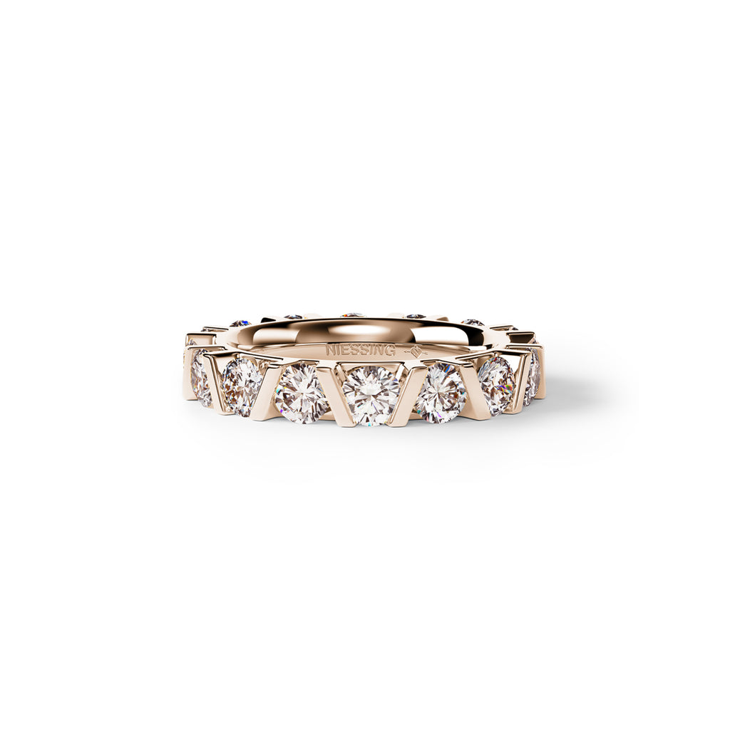 Niessing Vivida C Ring - N401940-2.8mm-0.08ct (08ct-cinnamon-rw) mit Diamant