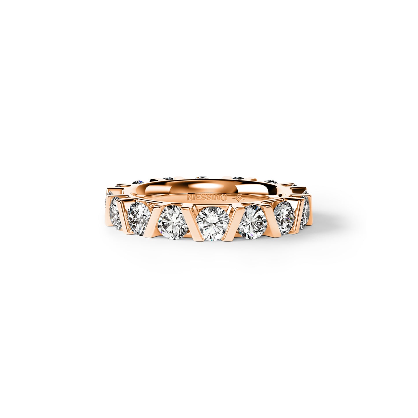 Niessing Vivida C Ring - N401940-2.8mm-0.08ct (08ct-cr) mit Diamant