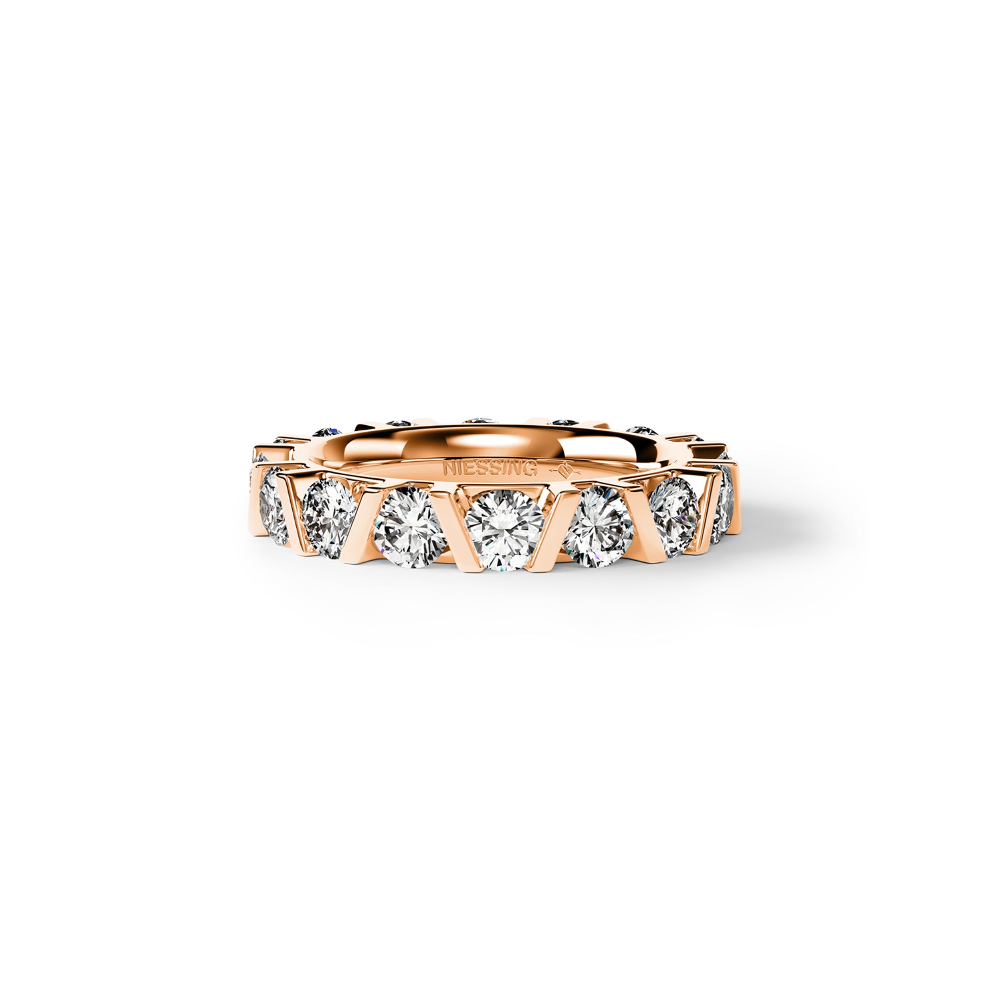 Niessing Vivida C Ring - N401940-2.8mm-0.08ct (08ct-cr) mit Diamant