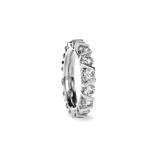 Vivida C Ring, Platin • Diamant von Niessing (N401940-4mm-0.23ct-pt)