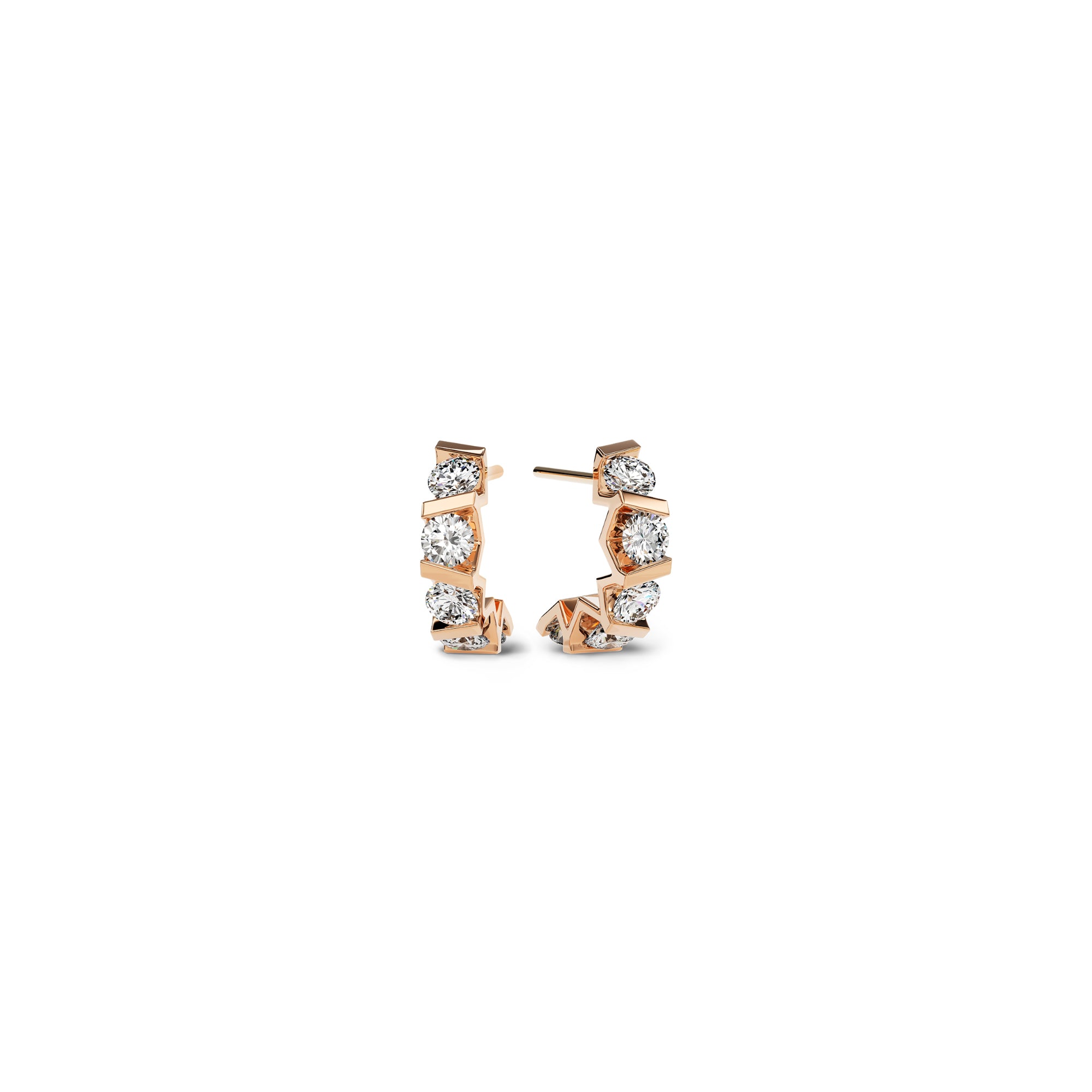 Niessing Vivida Creolen - N404975-2.8mm-0.08ct (08ct-cr) mit Diamant