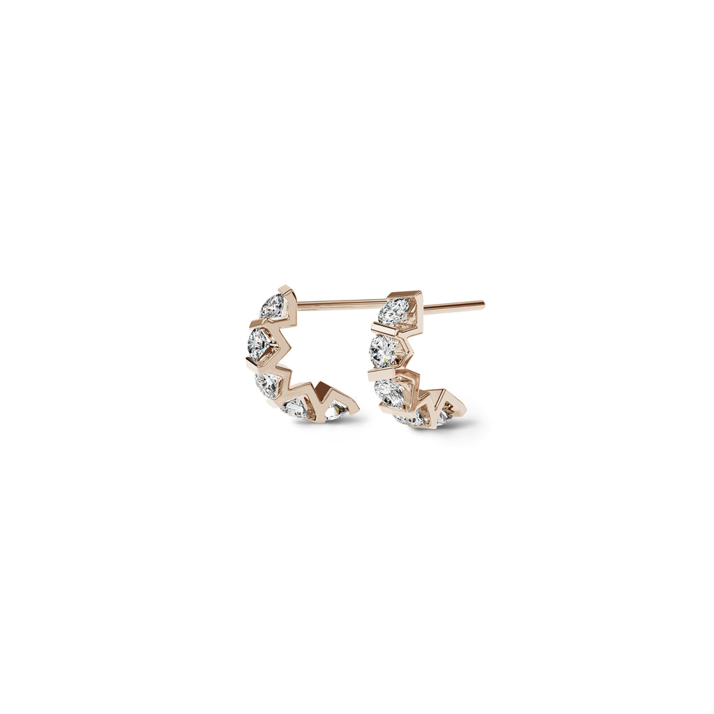 Niessing Vivida Creolen - N404975-2.8mm-0.08ct (08ct-rw) mit Diamant