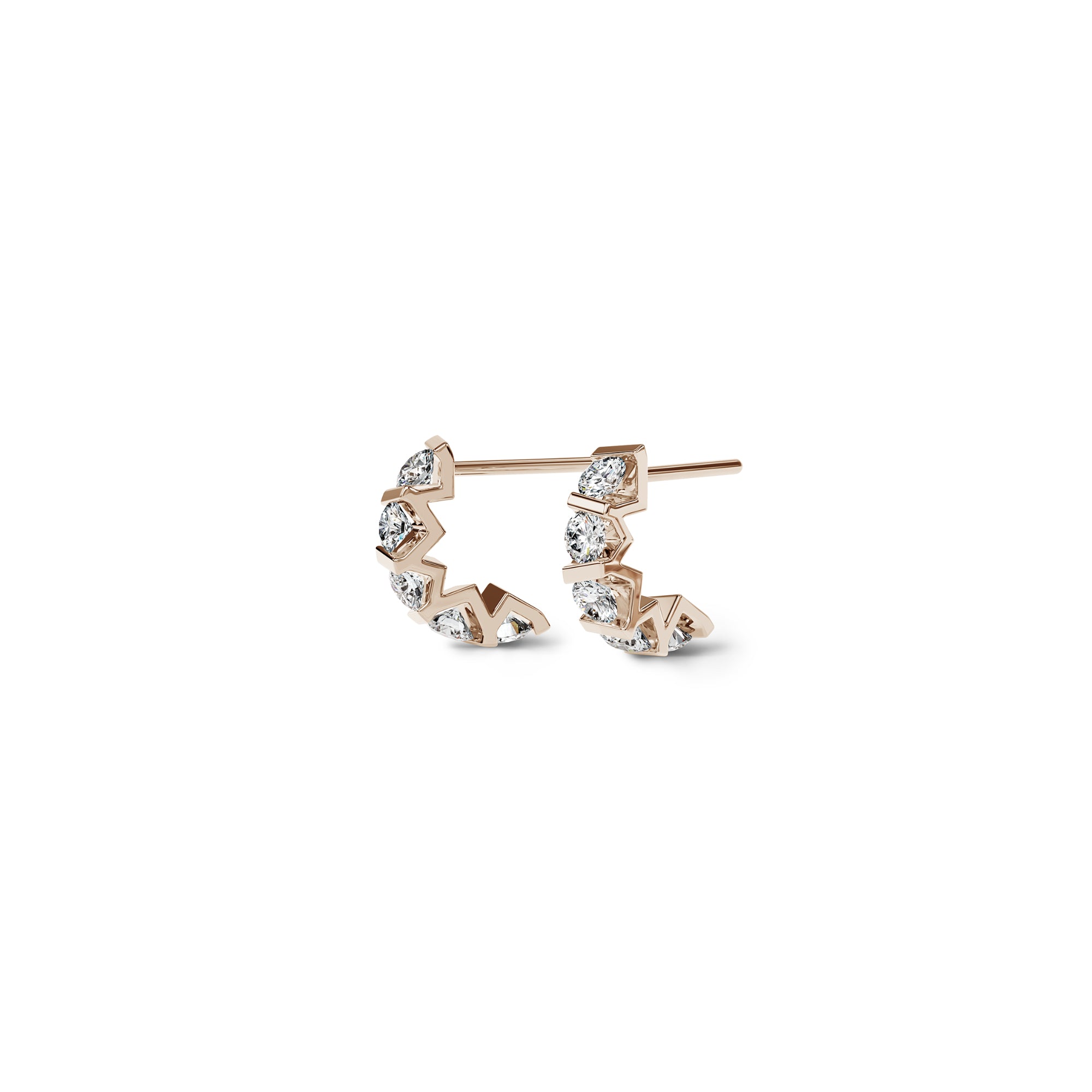 Niessing Vivida Creolen - N404975-2.8mm-0.08ct (08ct-rw) mit Diamant
