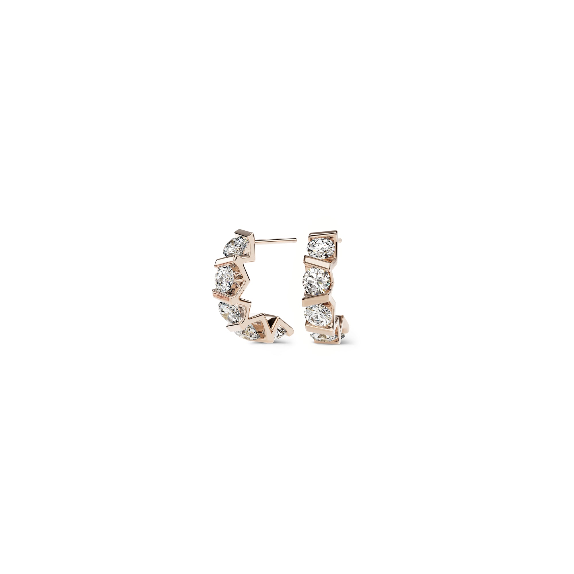 Niessing Vivida Creolen - N404975-2.8mm-0.08ct (08ct-rw) mit Diamant