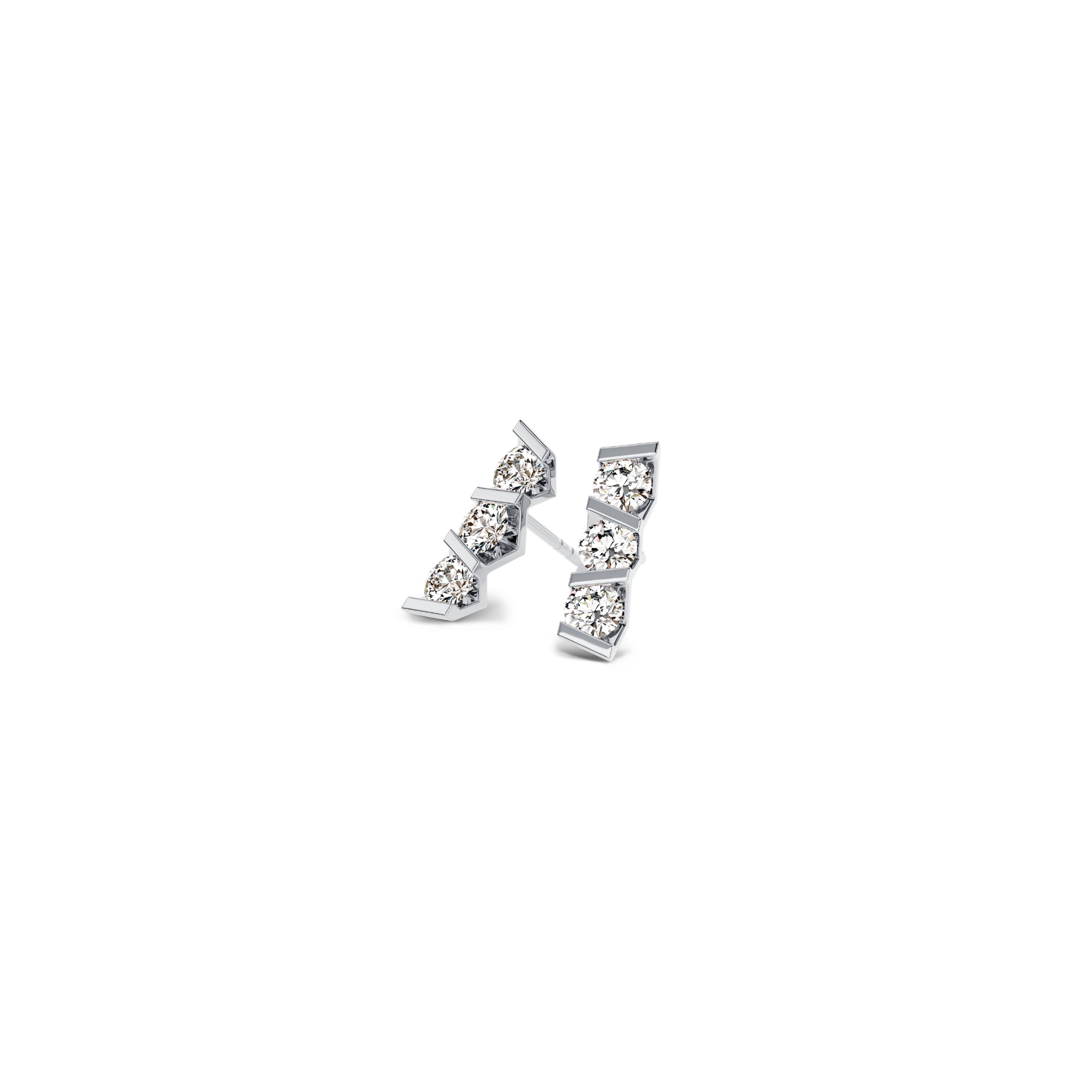 Niessing Vivida Ohrstecker - N404943-2.8mm-0.08ct (08ct-pt) aus Platin mit Diamant