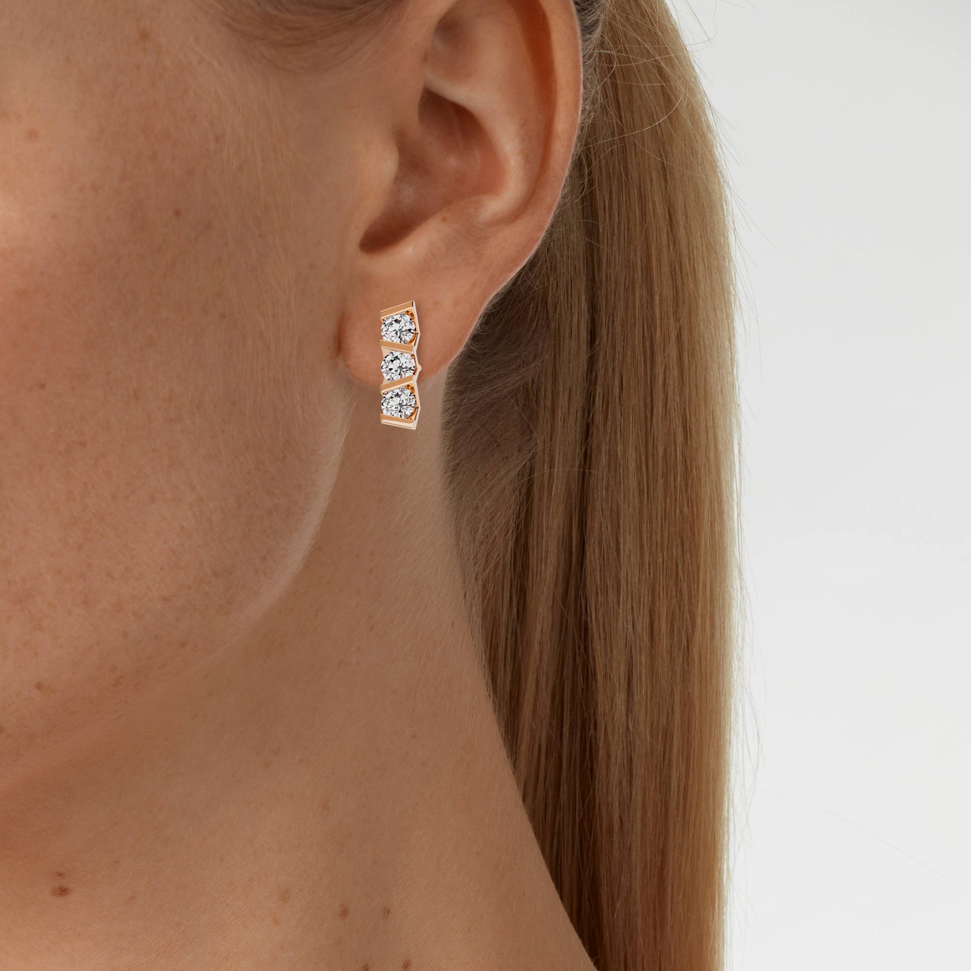 Niessing Vivida Ohrstecker - N404943-4mm-0.23ct (23ct-cr) mit Diamant