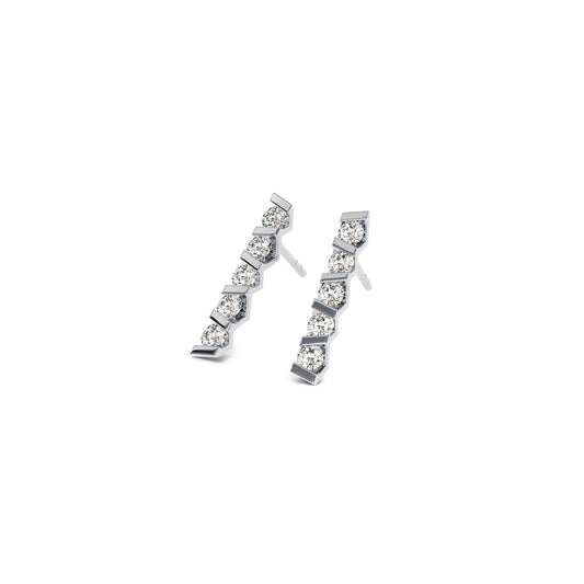 Niessing Vivida Ohrstecker - N404945-2.8mm-0.08ct (08ct-pt) aus Platin mit Diamant