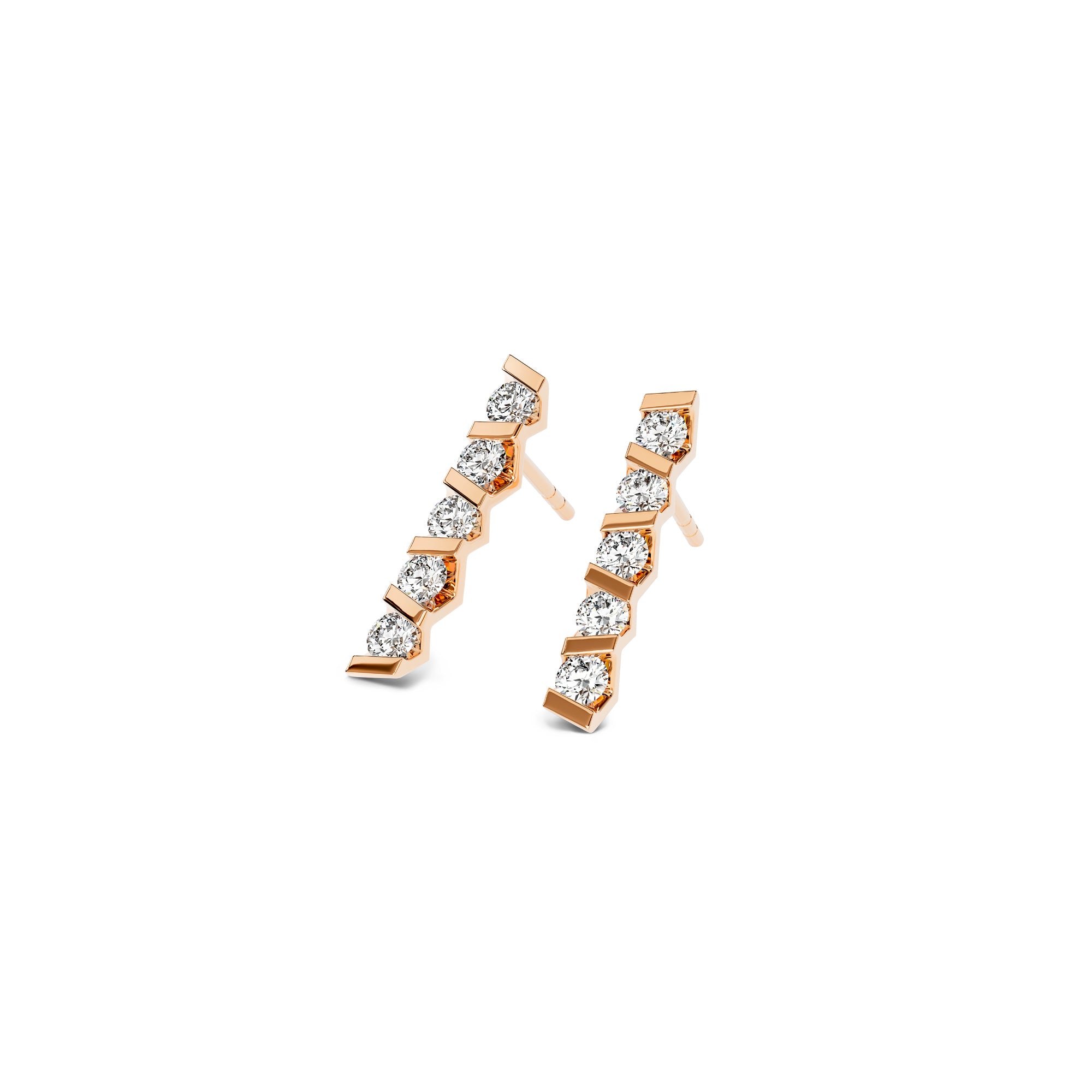 Niessing Vivida Ohrstecker - N404945-3.5mm-0.16ct (16ct-cr) mit Diamant