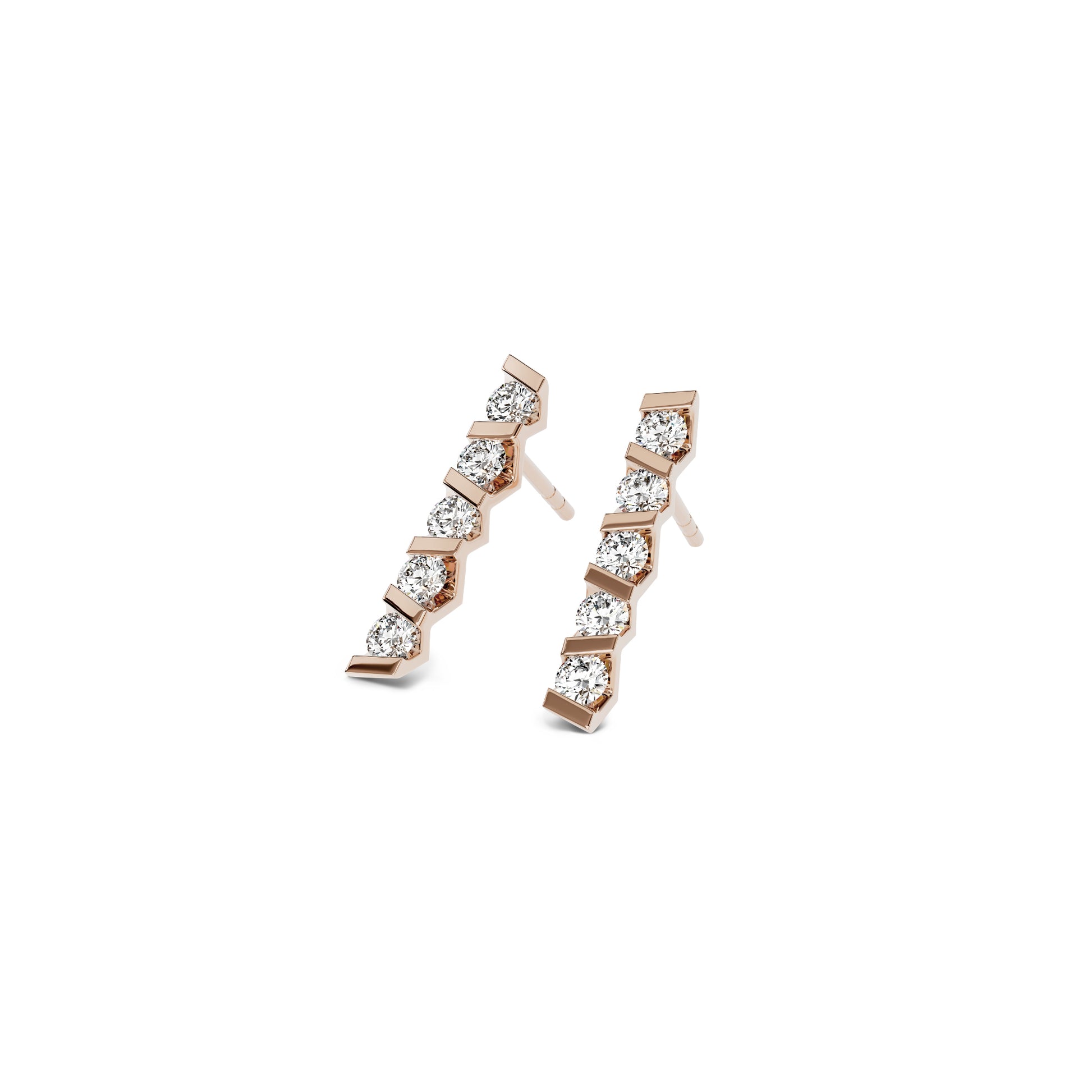 Niessing Vivida Ohrstecker - N404945-3.5mm-0.16ct (16ct-rw) mit Diamant