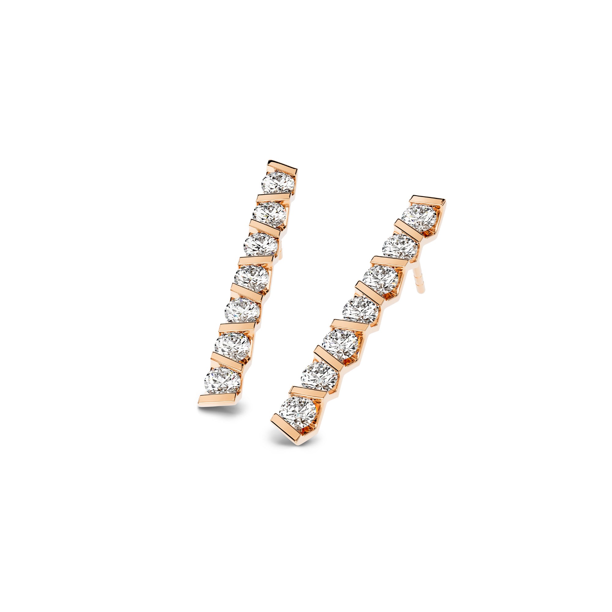 Niessing Vivida Ohrstecker - N404947-3.5mm-0.16ct (16ct-cr) mit Diamant