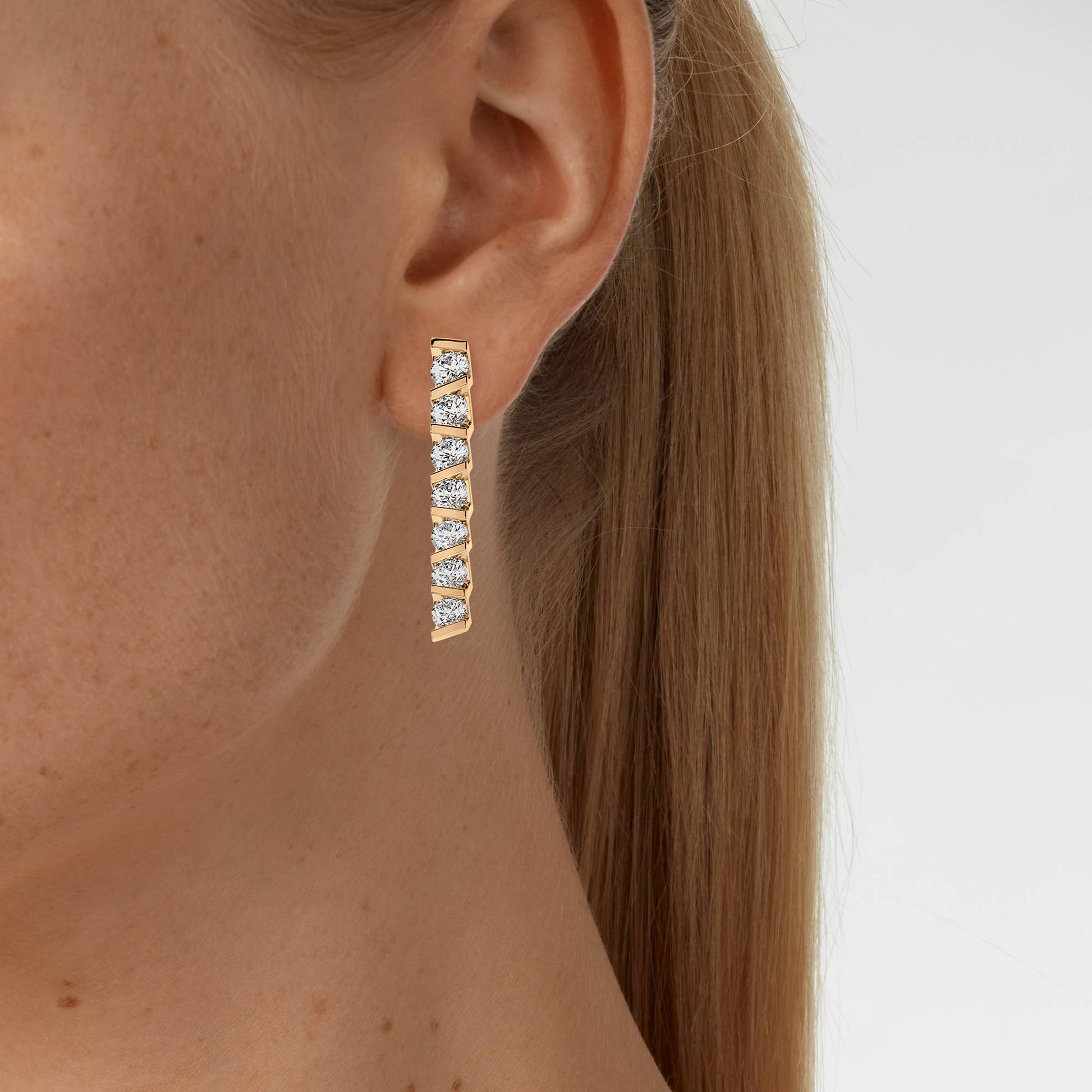 Niessing Vivida Ohrstecker - N404947-3.5mm-0.16ct (16ct-cr) mit Diamant