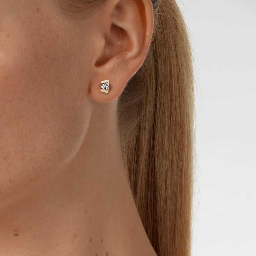 Niessing Vivida Ohrstecker - N404971-2.8mm-0.08ct (08ct-cr) mit Diamant