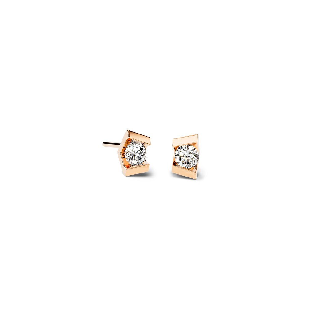 Niessing Vivida Ohrstecker - N404971-4mm-0.23ct (23ct-cr) mit Diamant