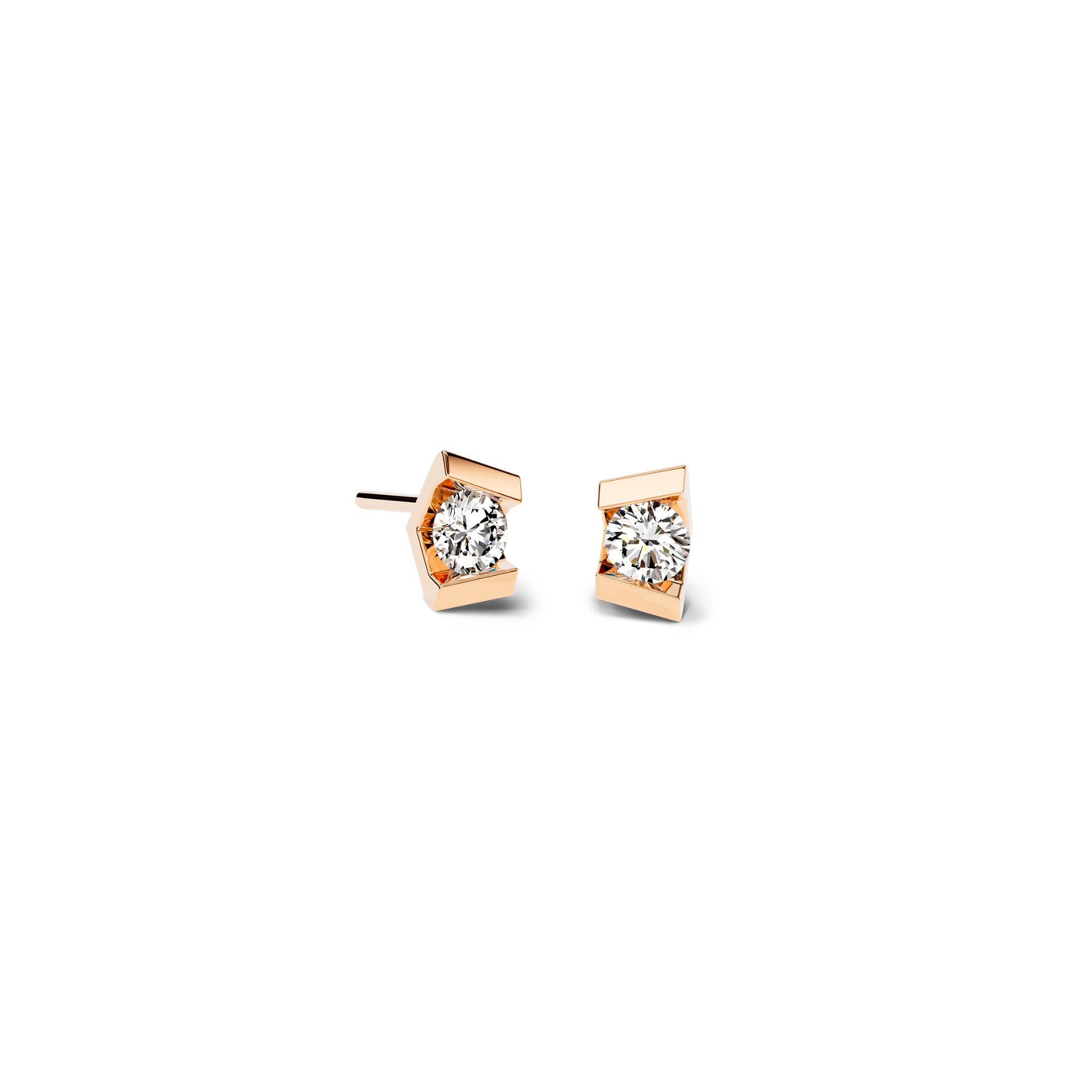 Niessing Vivida Ohrstecker - N404971-4mm-0.23ct (23ct-cr) mit Diamant