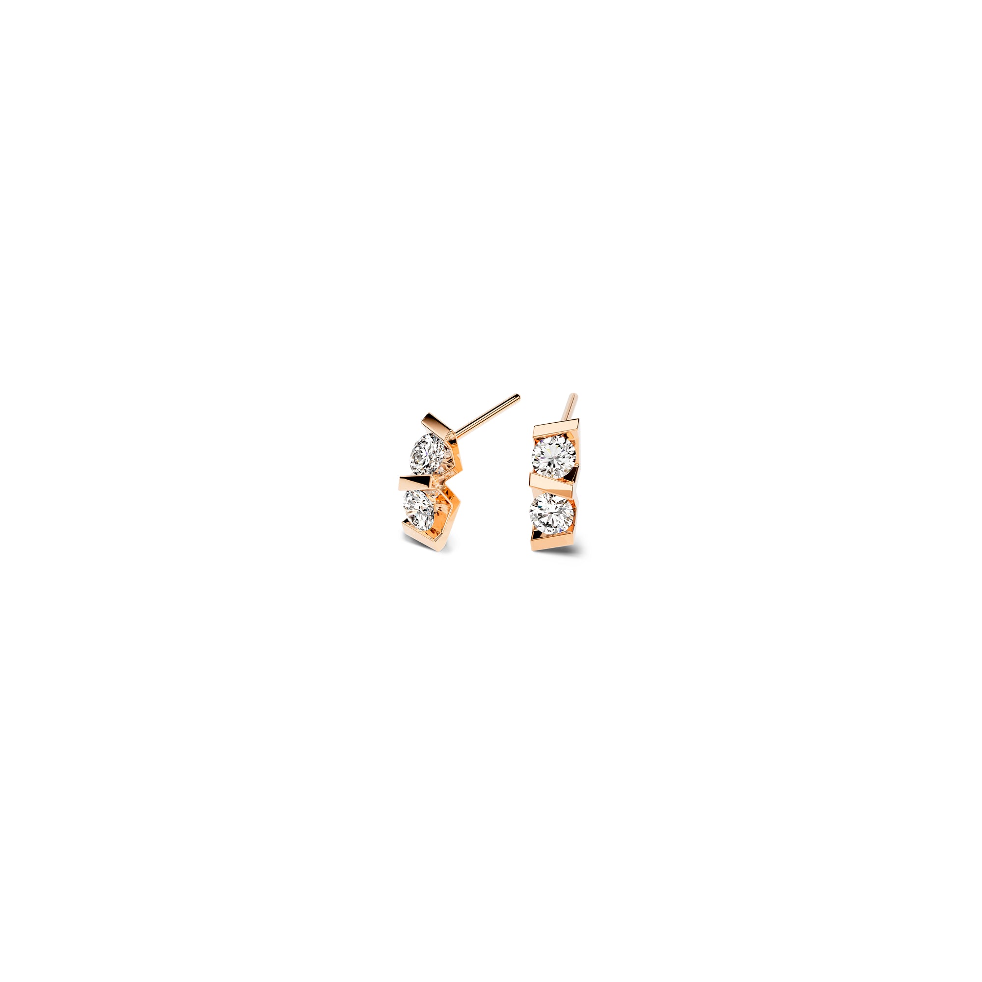 Niessing Vivida Ohrstecker - N404972-2.8mm-0.08ct (08ct-cr) mit Diamant