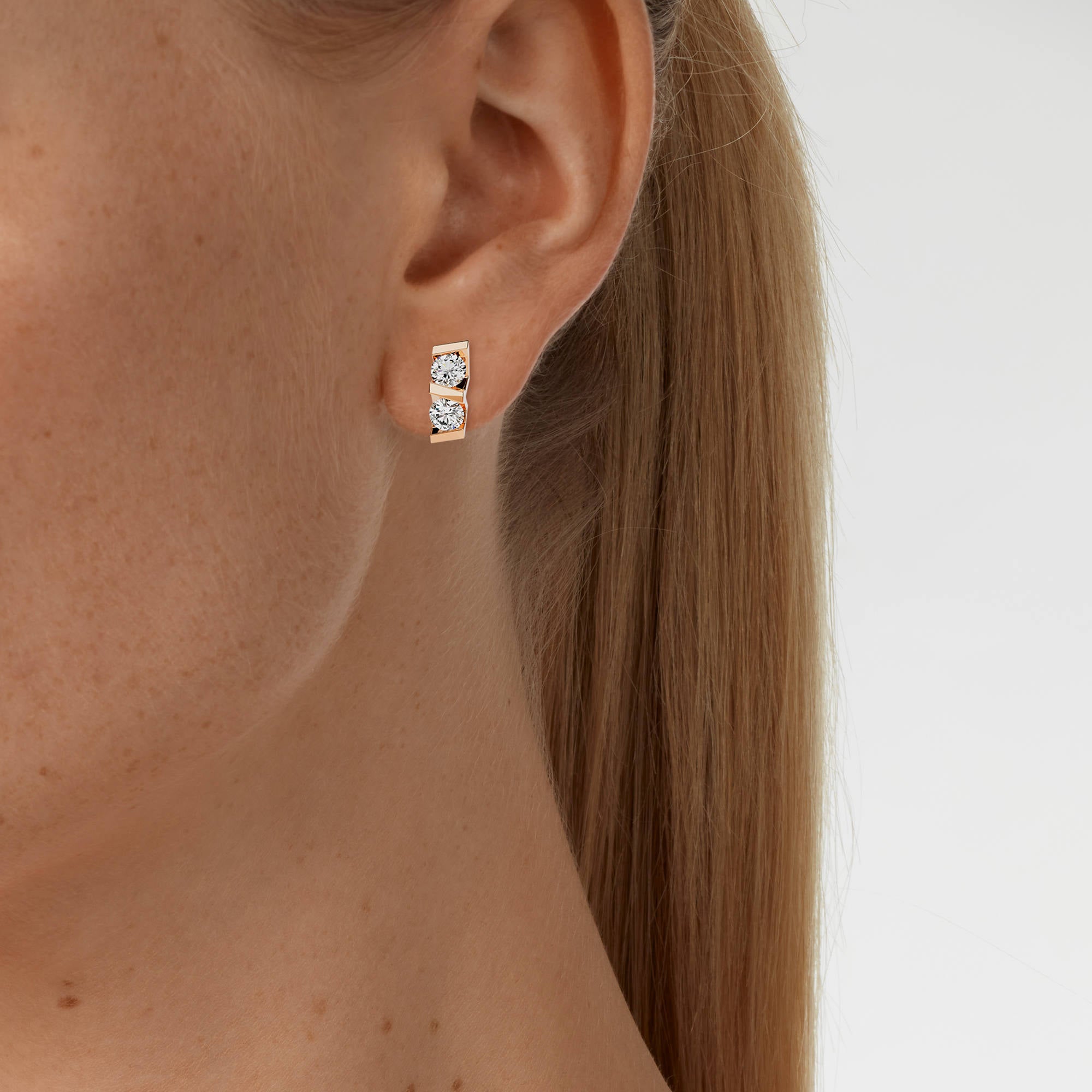 Niessing Vivida Ohrstecker - N404972-3.5mm-0.16ct (16ct-cr) mit Diamant