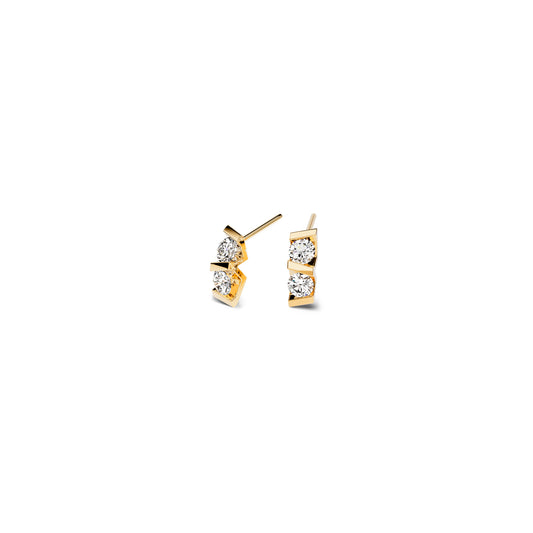 Niessing Vivida Ohrstecker - N404972-3.5mm-0.16ct (16ct-cy) mit Diamant