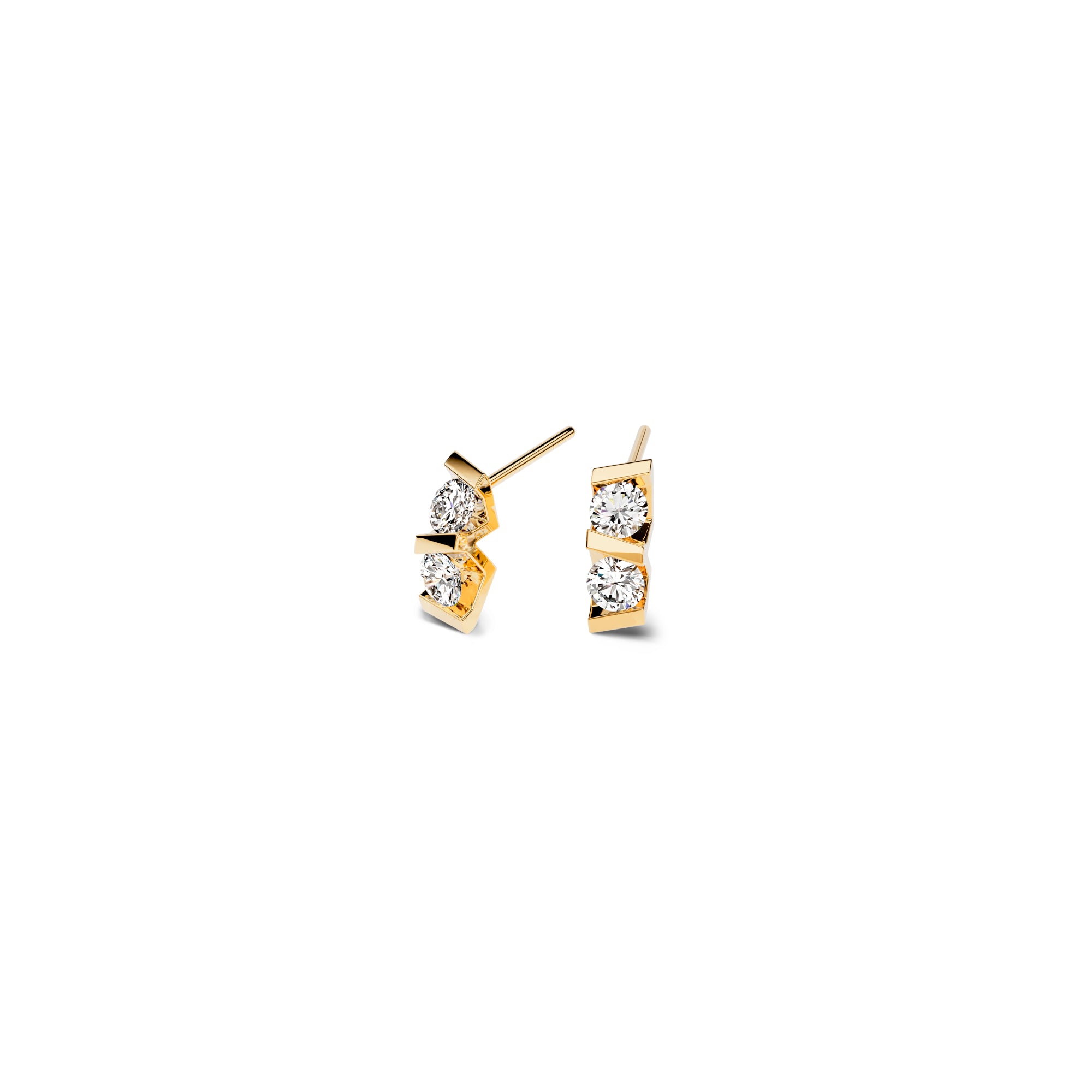 Niessing Vivida Ohrstecker - N404972-4mm-0.23ct (23ct-cy) mit Diamant