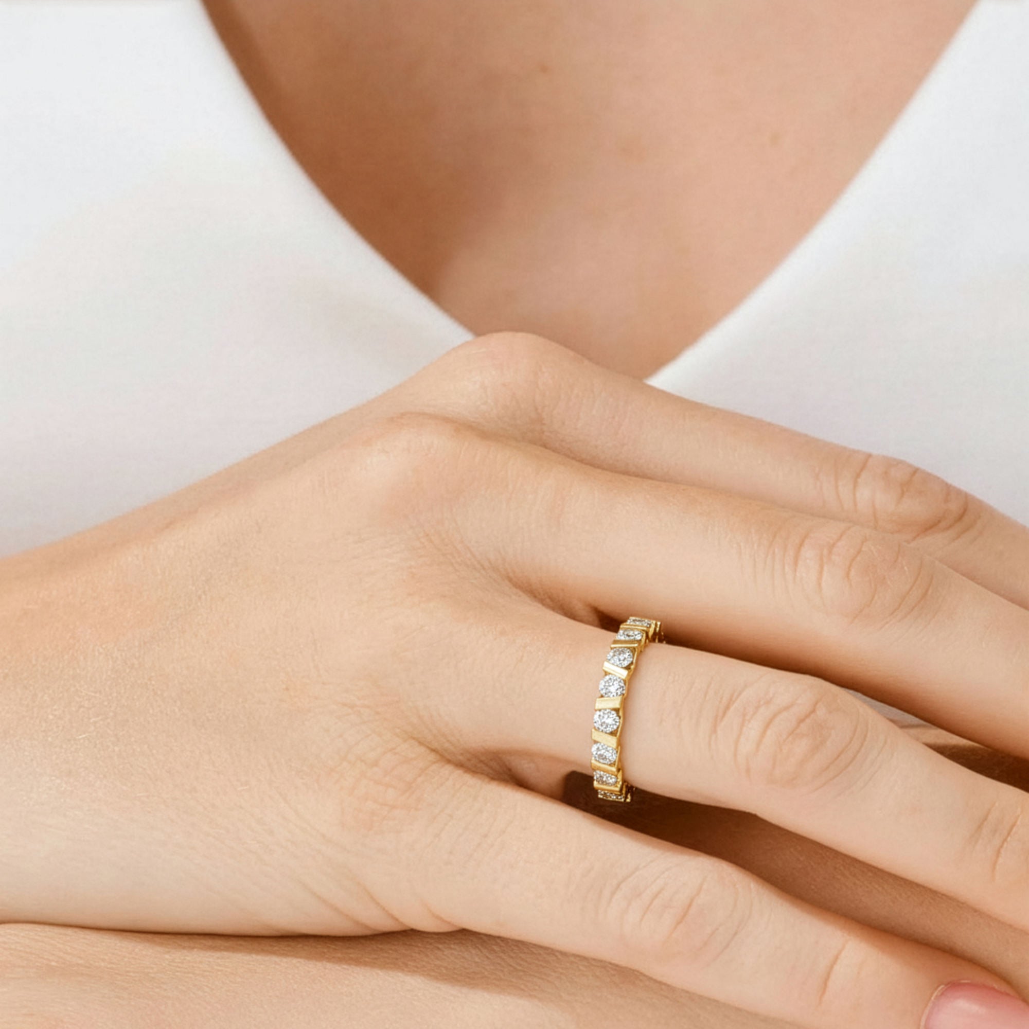 Niessing Vivida Ring - N401942-2.8mm-0.08ct (08ct-cy) mit Diamant