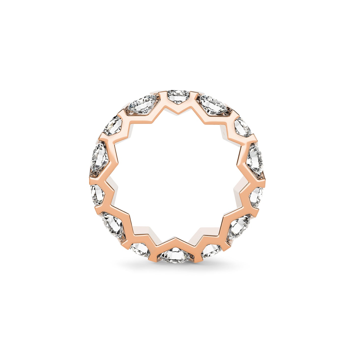 Niessing Vivida Ring - N401942-4.5mm-0.3ct (3ct-cr) mit Diamant