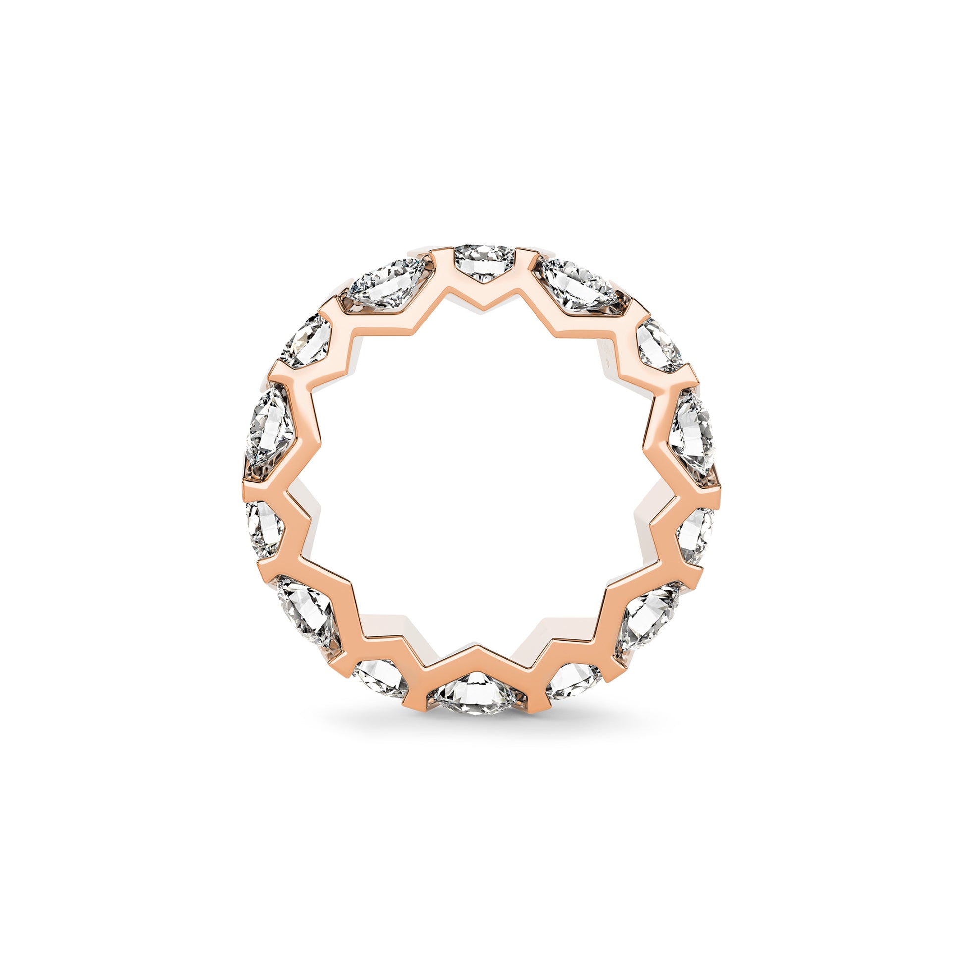 Niessing Vivida Ring - N401942-4.5mm-0.3ct (3ct-cr) mit Diamant