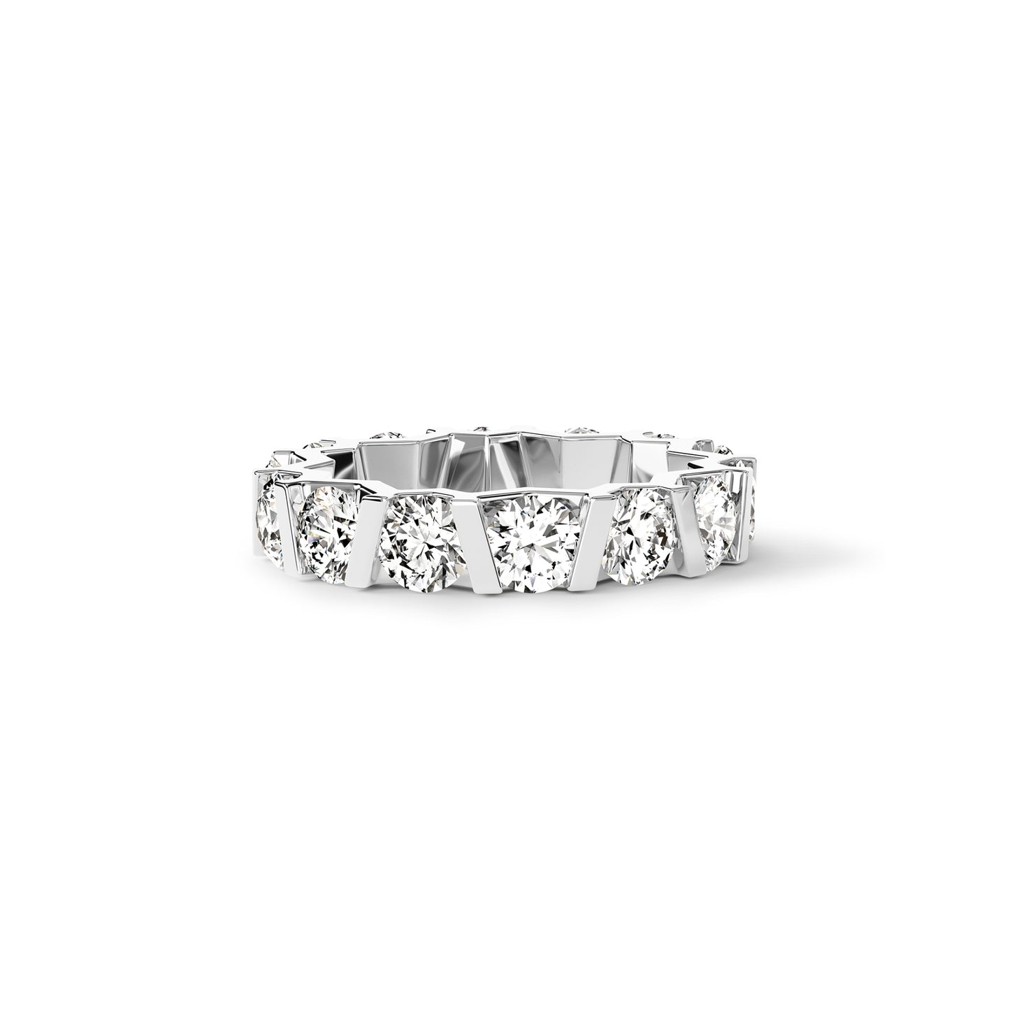 Niessing Vivida Ring - N401942-4.5mm-0.3ct (3ct-pt) aus Platin mit Diamant