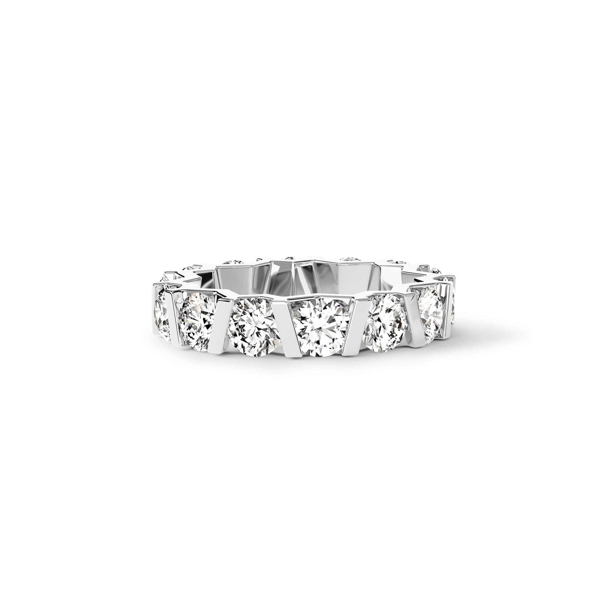 Niessing Vivida Ring - N401942-4.5mm-0.3ct (3ct-pt) aus Platin mit Diamant
