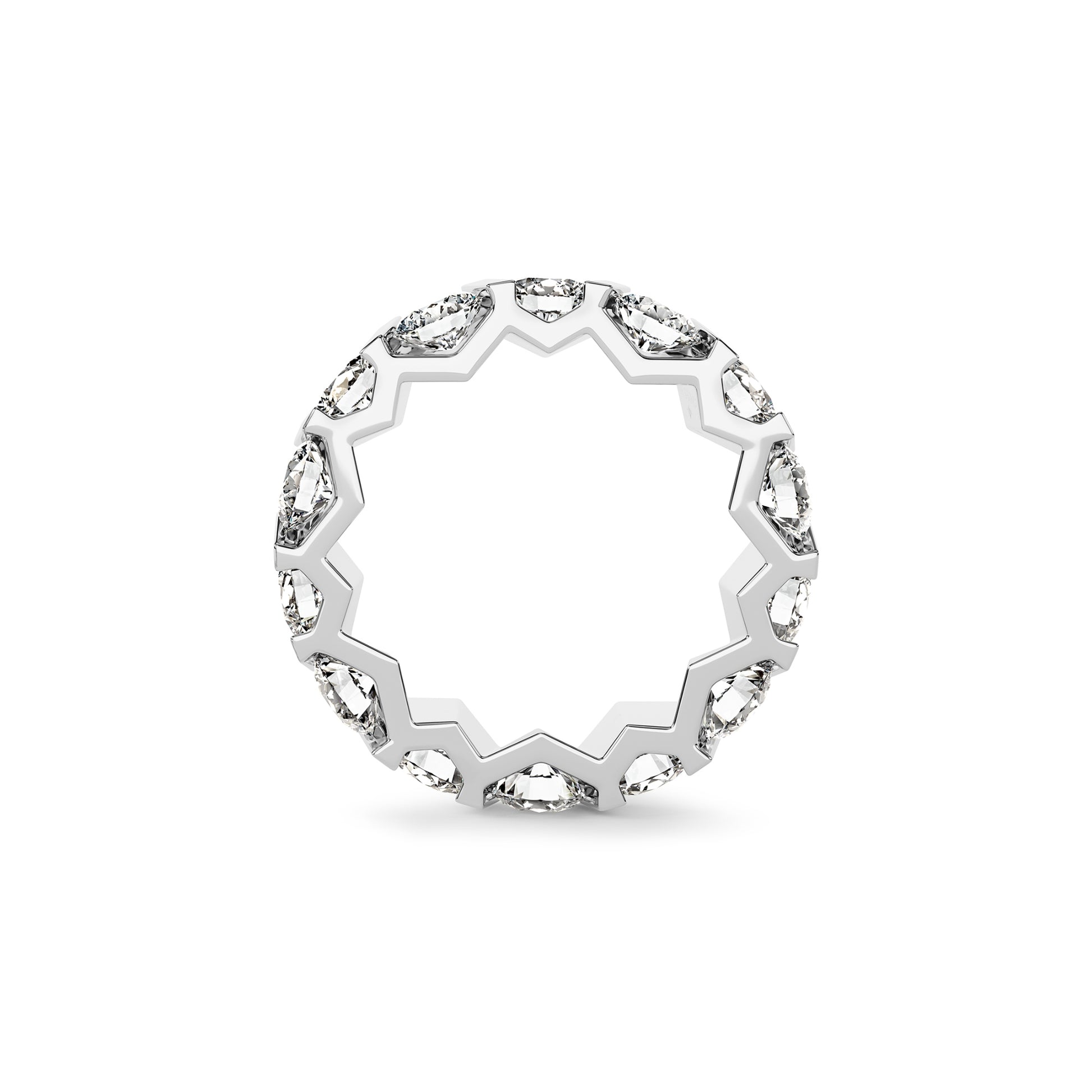 Niessing Vivida Ring - N401942-4.5mm-0.3ct (3ct-pt) aus Platin mit Diamant