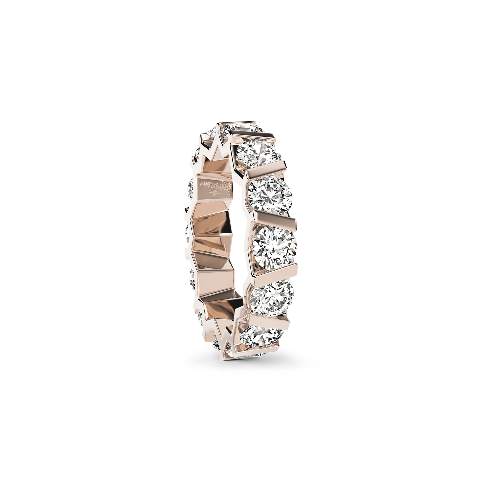 Niessing Vivida Ring - N401942-4.5mm-0.3ct (3ct-rw) mit Diamant