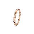 Niessing Woven Love Ring - N401510-2mm-0.005ct (005ct-gloss-cr) mit Diamant