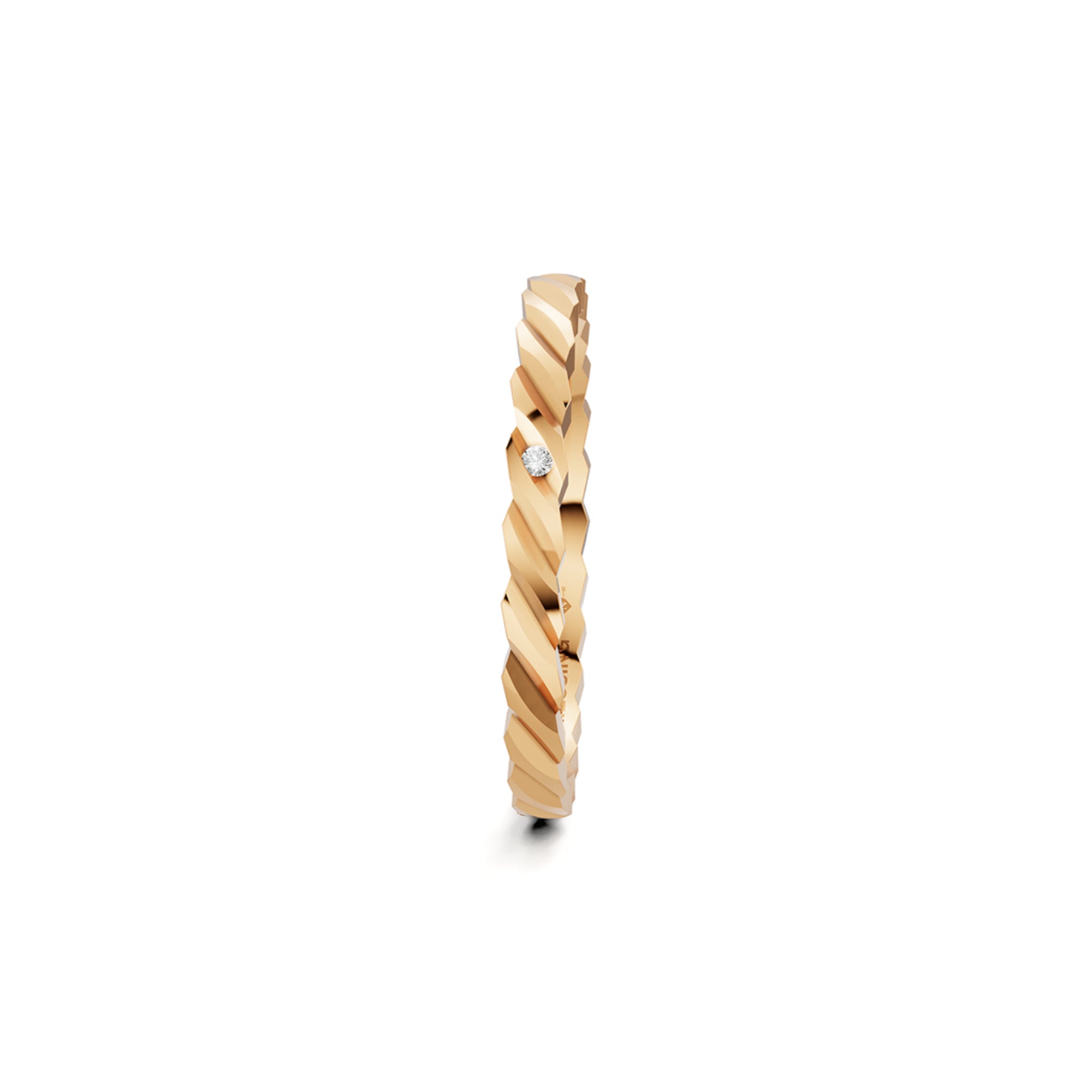 Niessing Woven Love Ring - N401510-2mm-0.005ct (005ct-gloss-fr) mit Diamant