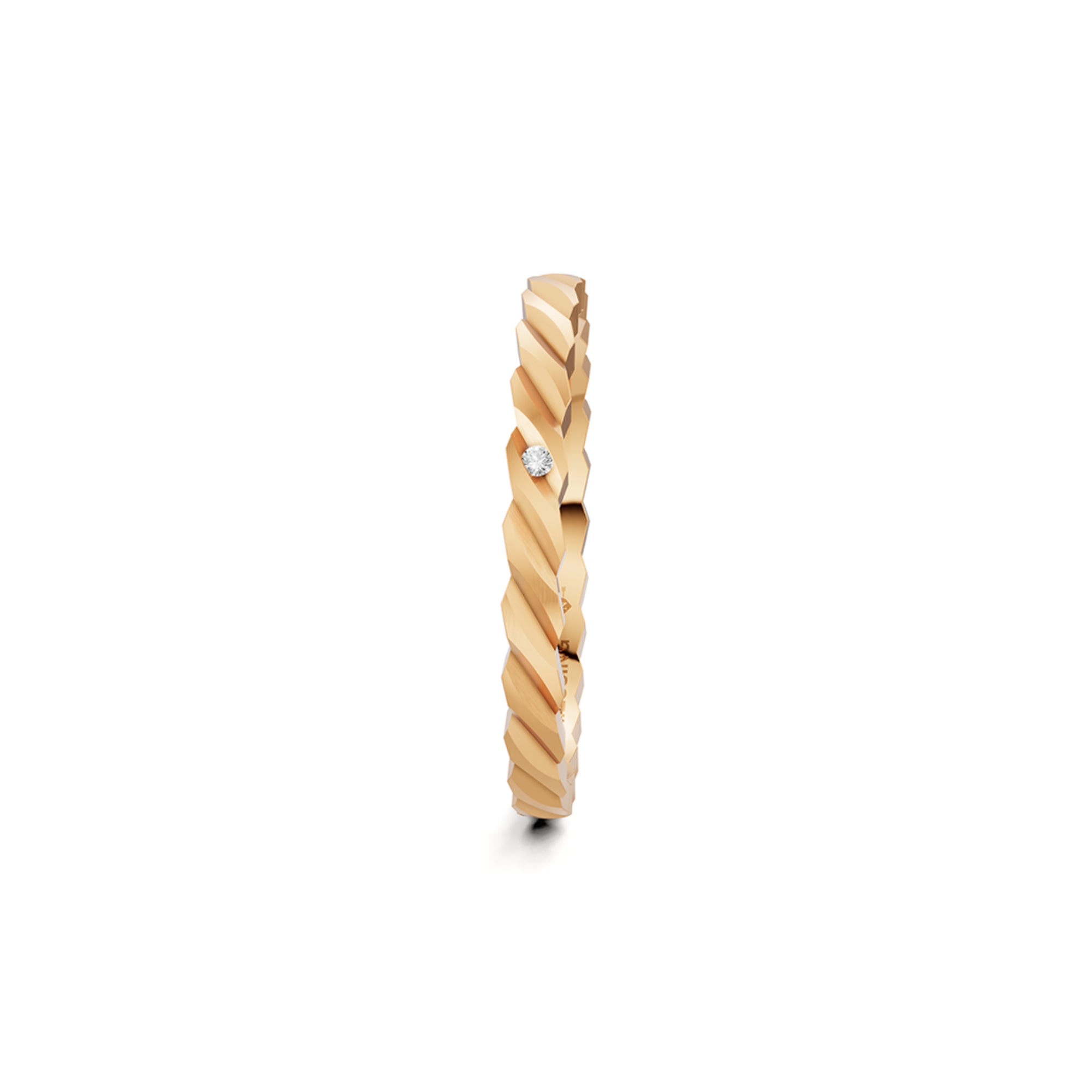 Niessing Woven Love Ring - N401510-2mm-0.005ct (005ct-satin-fr) mit Diamant