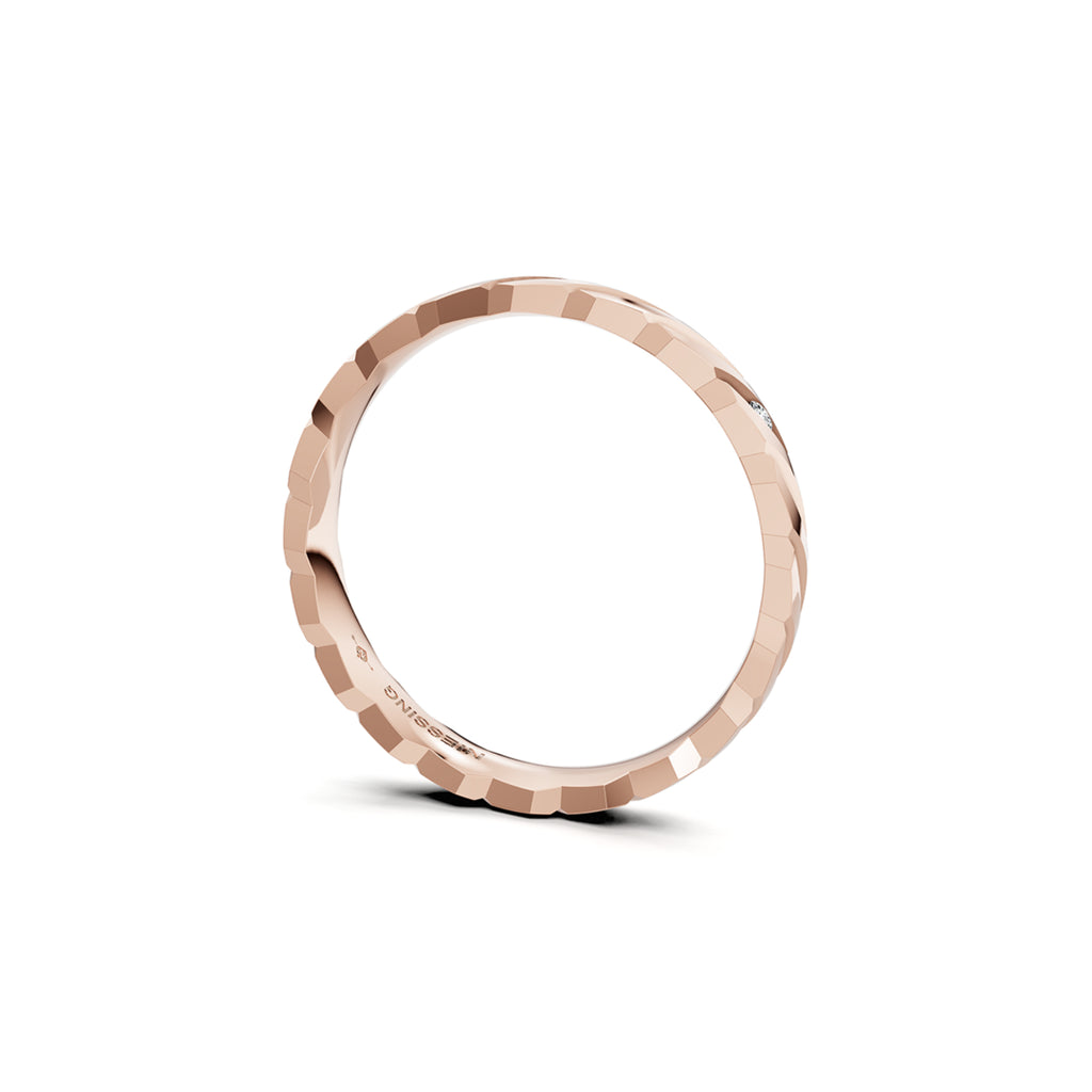Niessing Woven Love Ring - N401510-3mm-0.01ct (01ct-gloss-sug) mit Diamant