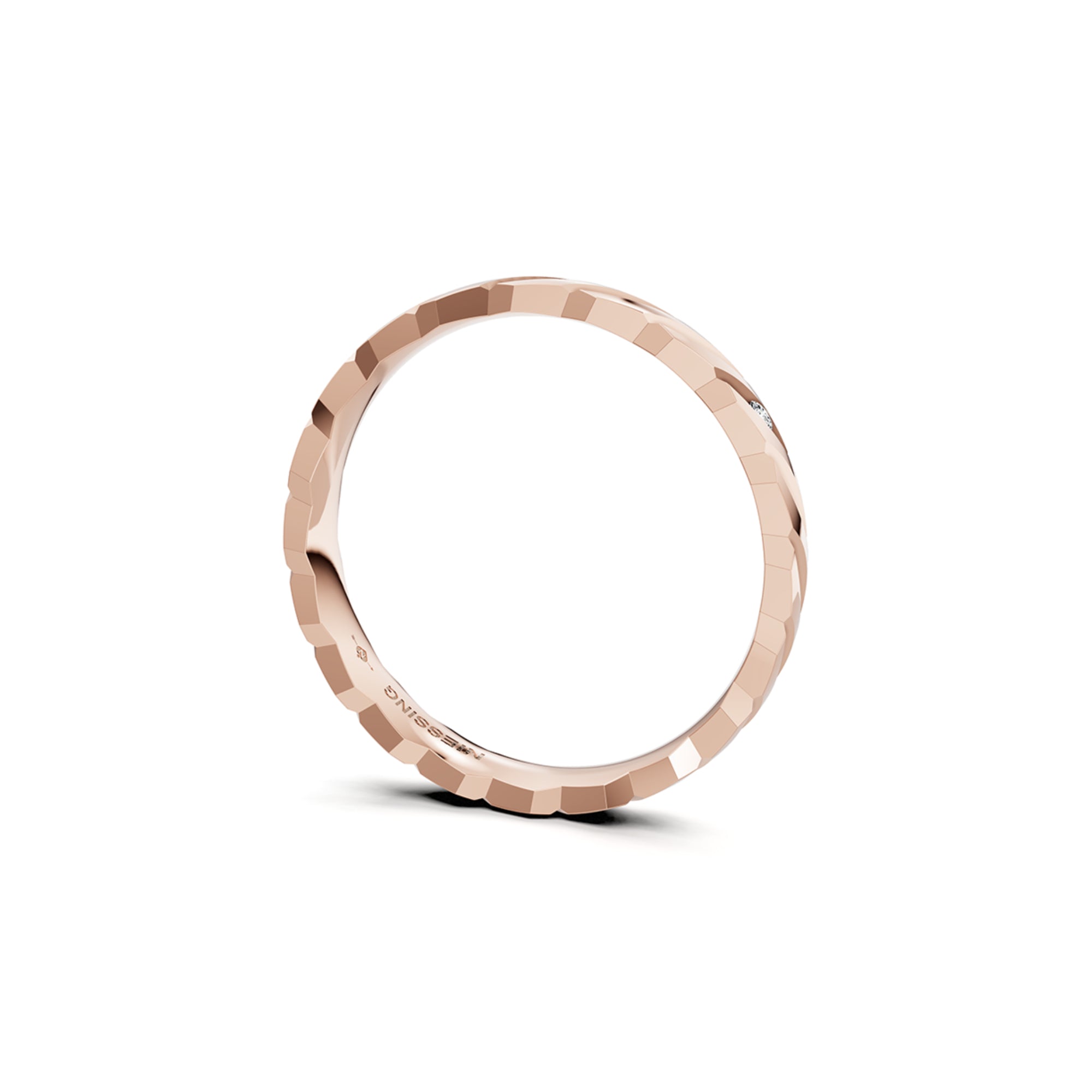 Niessing Woven Love Ring - N401510-3mm-0.01ct (01ct-gloss-sug) mit Diamant