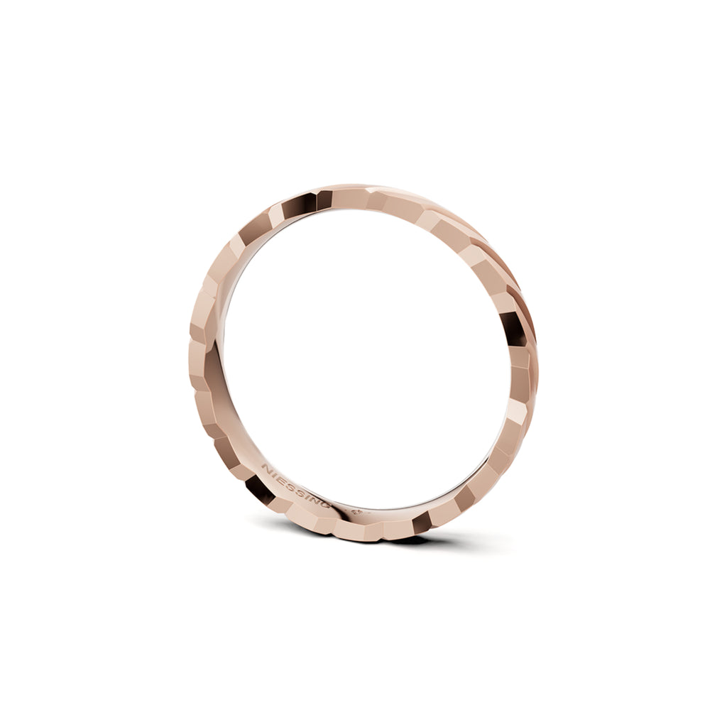 Niessing Woven Love Ring (N401510-3mm-satin-sug)