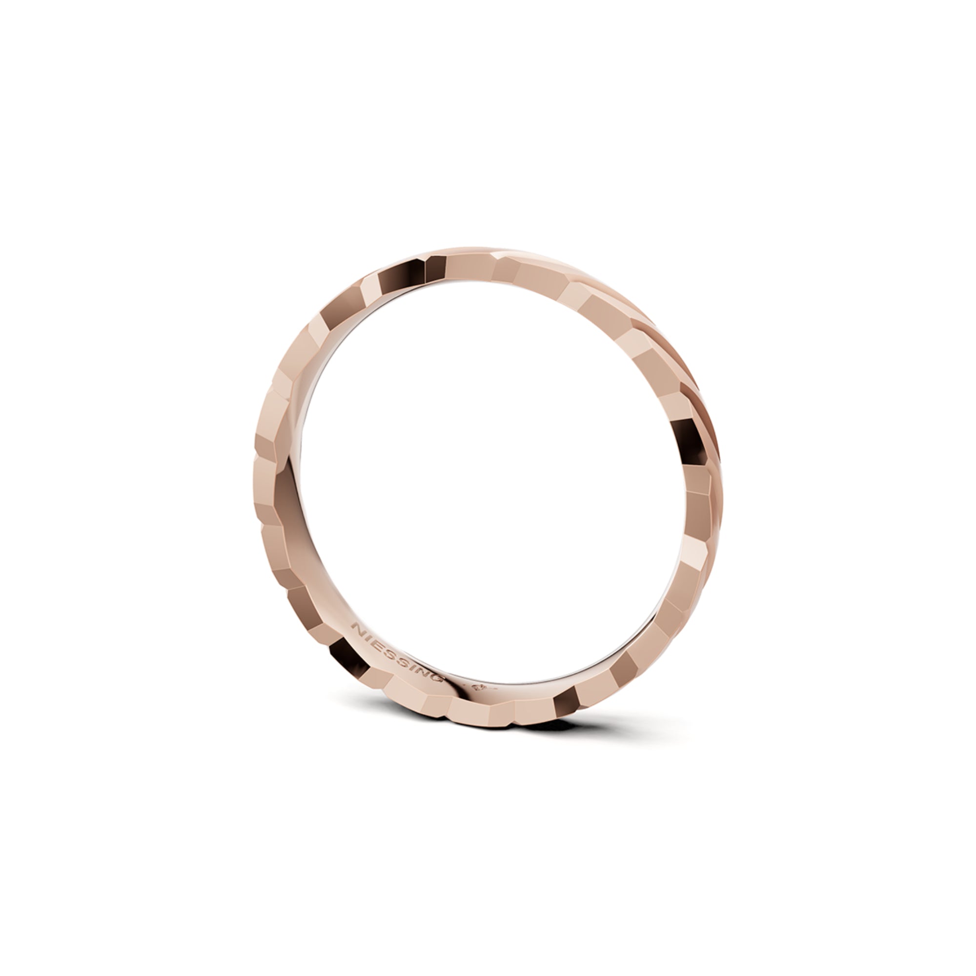 Niessing Woven Love Ring (N401510-3mm-satin-sug)