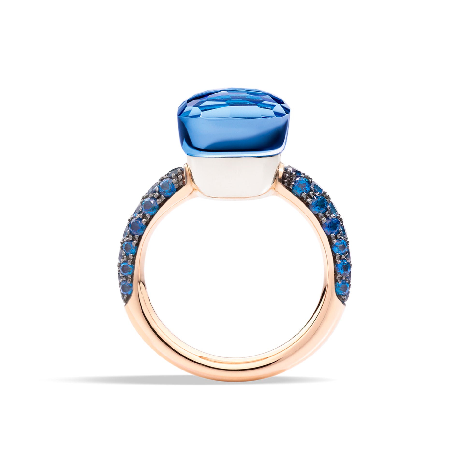 Nudo Deep Blue Ring, Bicolor-Gold • Blautopas • Topas von Pomellato (PAB9040O6000TTKTL)