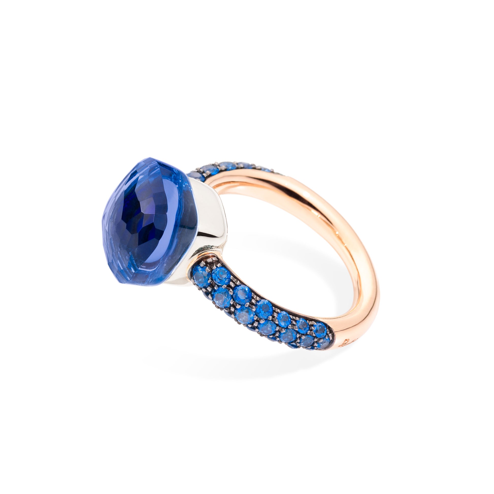 Nudo Deep Blue Ring, Bicolor-Gold • Blautopas • Topas von Pomellato (PAB9040O6000TTKTL)