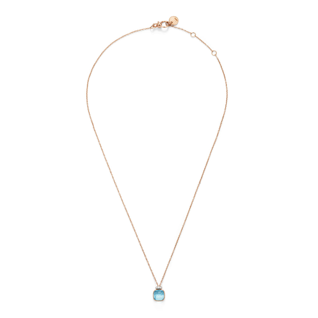 Nudo Mini Halskette mit Anhänger, Bicolor-Gold • Diamant • Topas von Pomellato (PCC5020O6WHRDB0YY)