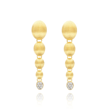 Nuvolette Ohrhänger, Gelbgold • Diamant von Nanis (OS27-538)
