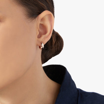 Ohrring Rondelle, Silber • Emaille • Türkis von DoDo (DHC3006-RONDE-TURAG)