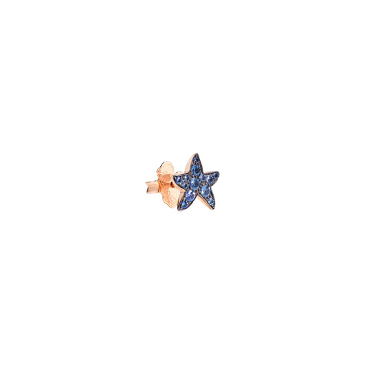 Ohrring Stellina mit Edelsteinen, Roségold • Saphir von DoDo (DHB5001-STARS-0ZA9R)