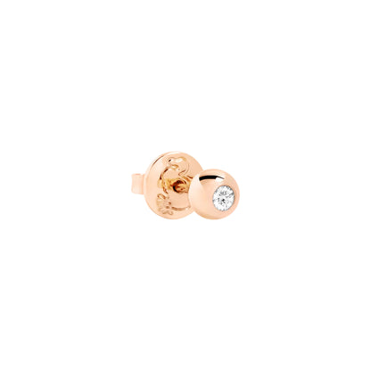 Ohrstecker Bollicine Roségold und Diamante, Roségold • Diamant von DoDo (DHC4002-BOLLI-DB09R)