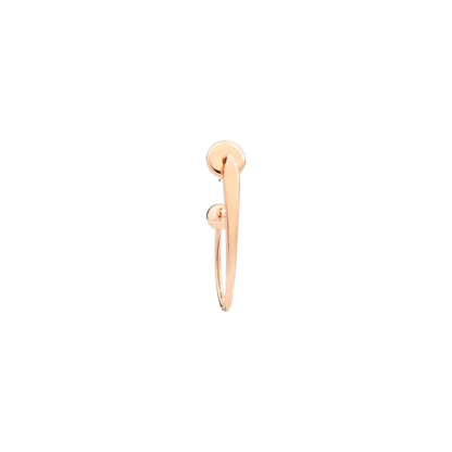 Ovaler Ohrring Essentials, Roségold von DoDo (DHB7008-OHOOS-0009R)
