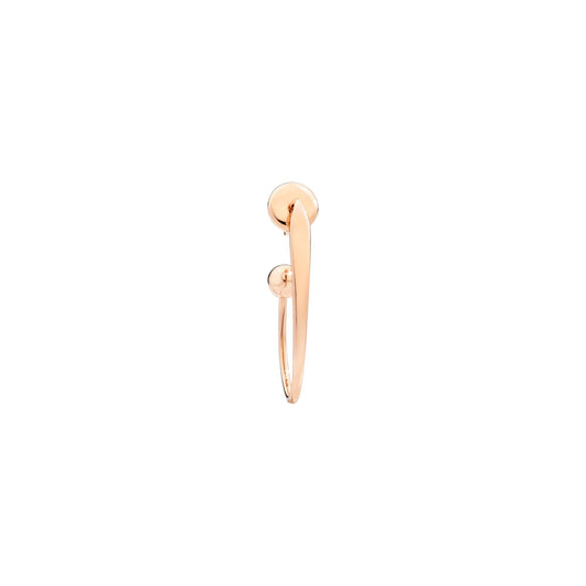 Ovaler Ohrring Essentials, Roségold von DoDo (DHB7008-OHOOS-0009R)